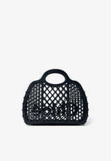 Chloé Logo Cage Tote Bag Black CH25AS517P55001