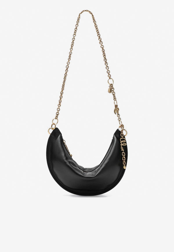 Chloé Icons Leather Shoulder Bag Black CH25AS519P80/R_CHLOE-001