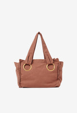 Chloé Plage Maxi Logo Tote Bag Blush CH25AS546P106L7