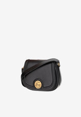 Chloé Horse Medal Leather Saddle Bag Black CH25AS791O37001