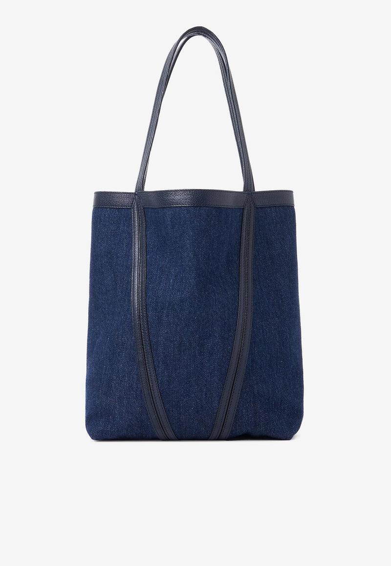 Chloé Spin Denim Tote Bag Blue CH25AS811P98408