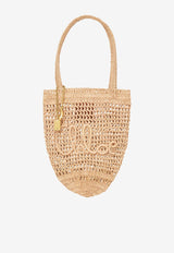 Chloé Small Summer Banana Tote Bag in Raffia CH25AS903P0824P