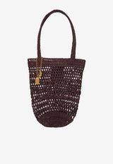 Chloé Small Summer Banana Tote Bag in Raffia CH25AS903P0824X