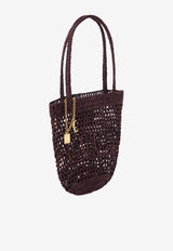 Chloé Small Summer Banana Tote Bag in Raffia CH25AS903P0824X