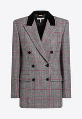 Chloé Double-Breasted Checked Blazer Multicolor CH25AVE64097/R_CHLOE-905