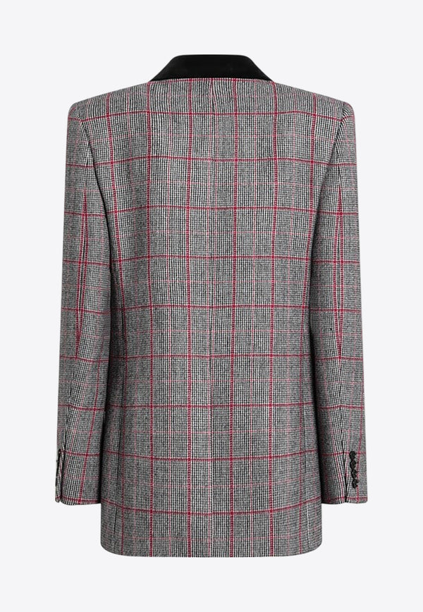 Chloé Double-Breasted Checked Blazer Multicolor CH25AVE64097/R_CHLOE-905