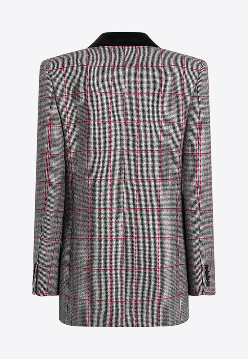 Chloé Double-Breasted Checked Blazer Multicolor CH25AVE64097/R_CHLOE-905