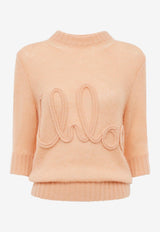 Chloé Logo-Applique Knit Sweater CH25UMP2674081L