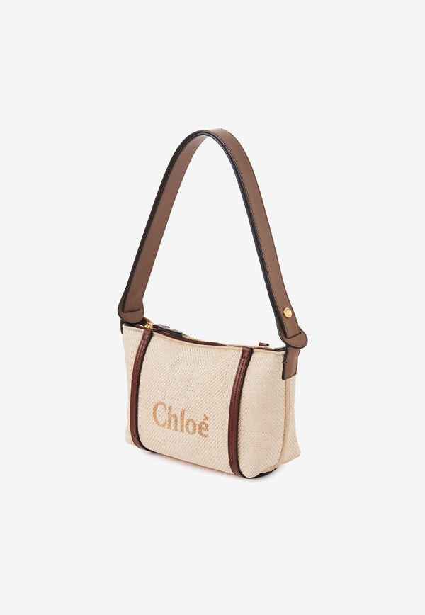 Chloé Carry Shoulder Bag in Raffia CH25UP566P3824P