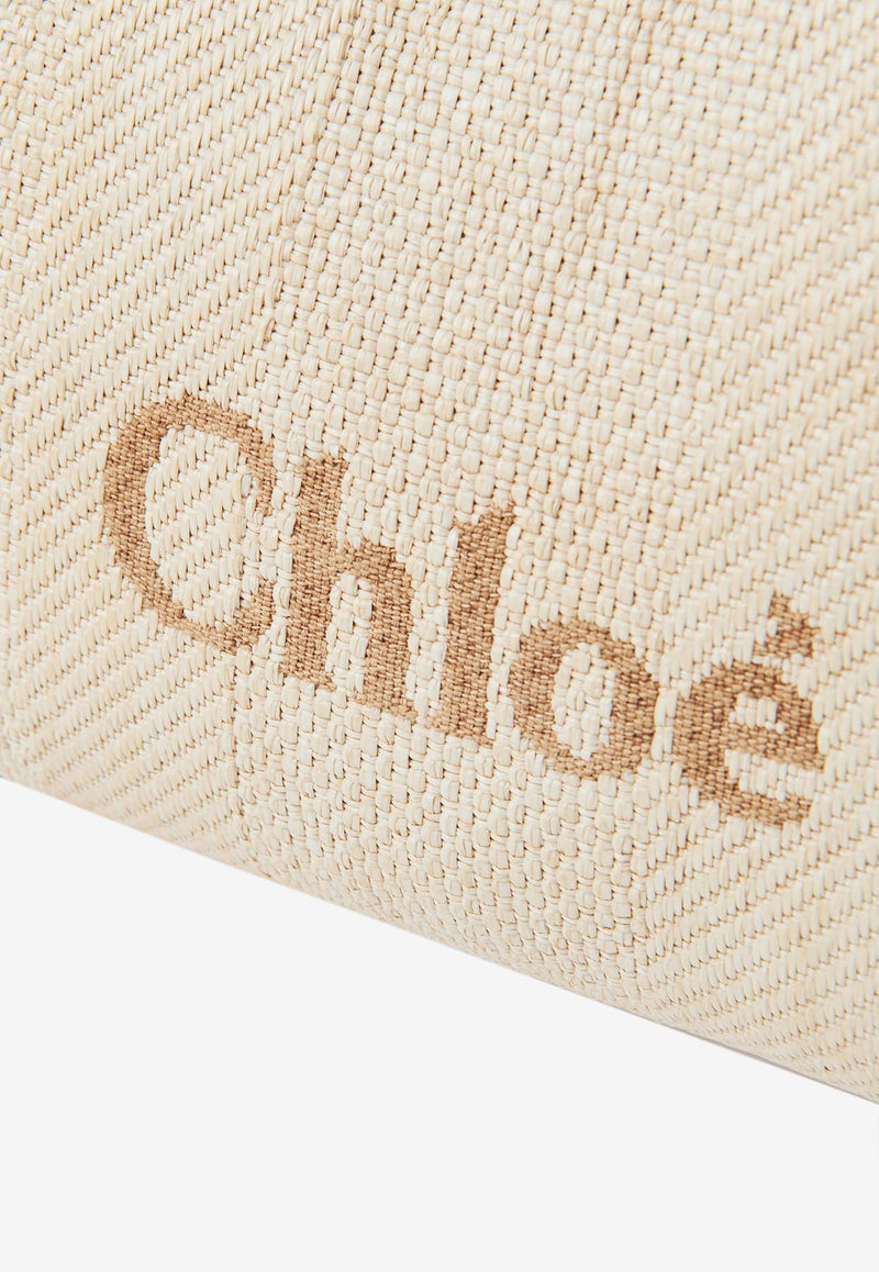 Chloé Carry Shoulder Bag in Raffia CH25UP566P3824P