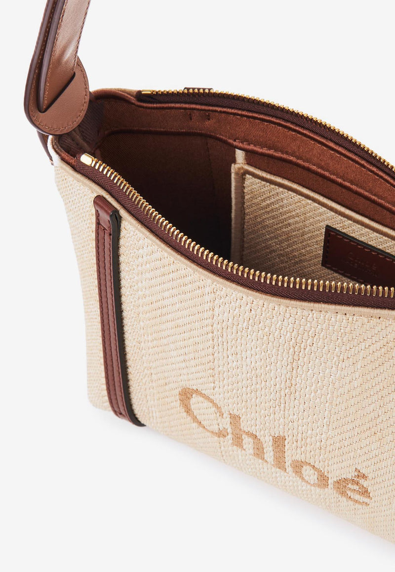 Chloé Carry Shoulder Bag in Raffia CH25UP566P3824P