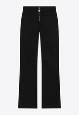 Chloé Slim Jeans with Heart-Lock Charm Black CH25WDP72150/R_CHLOE-001