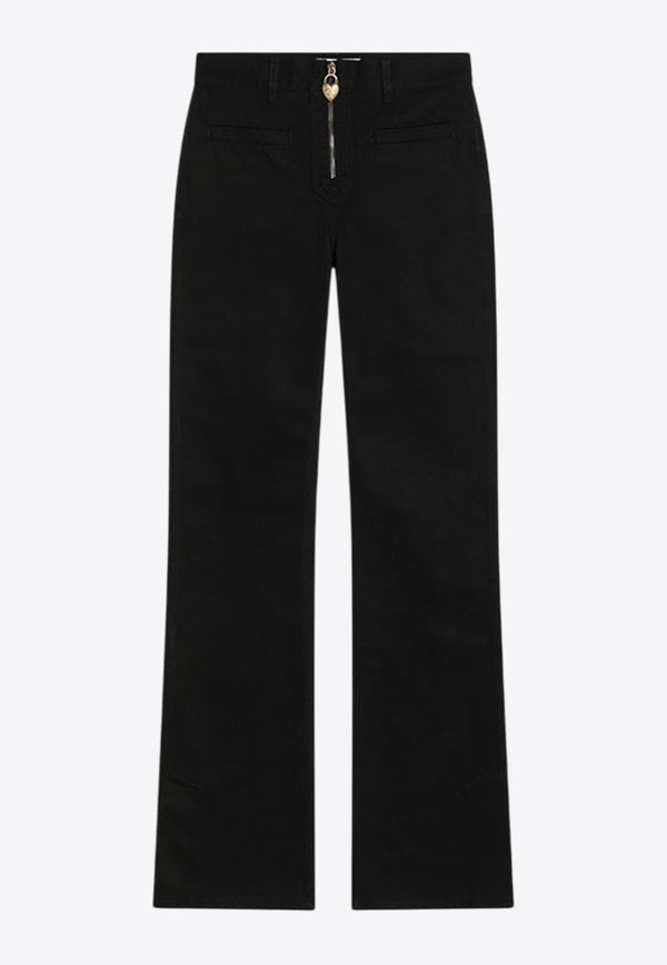 Chloé Slim Jeans with Heart-Lock Charm Black CH25WDP72150/R_CHLOE-001