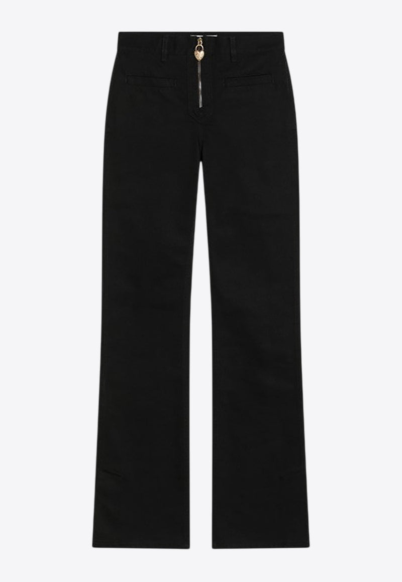 Chloé Slim Jeans with Heart-Lock Charm Black CH25WDP72150/R_CHLOE-001