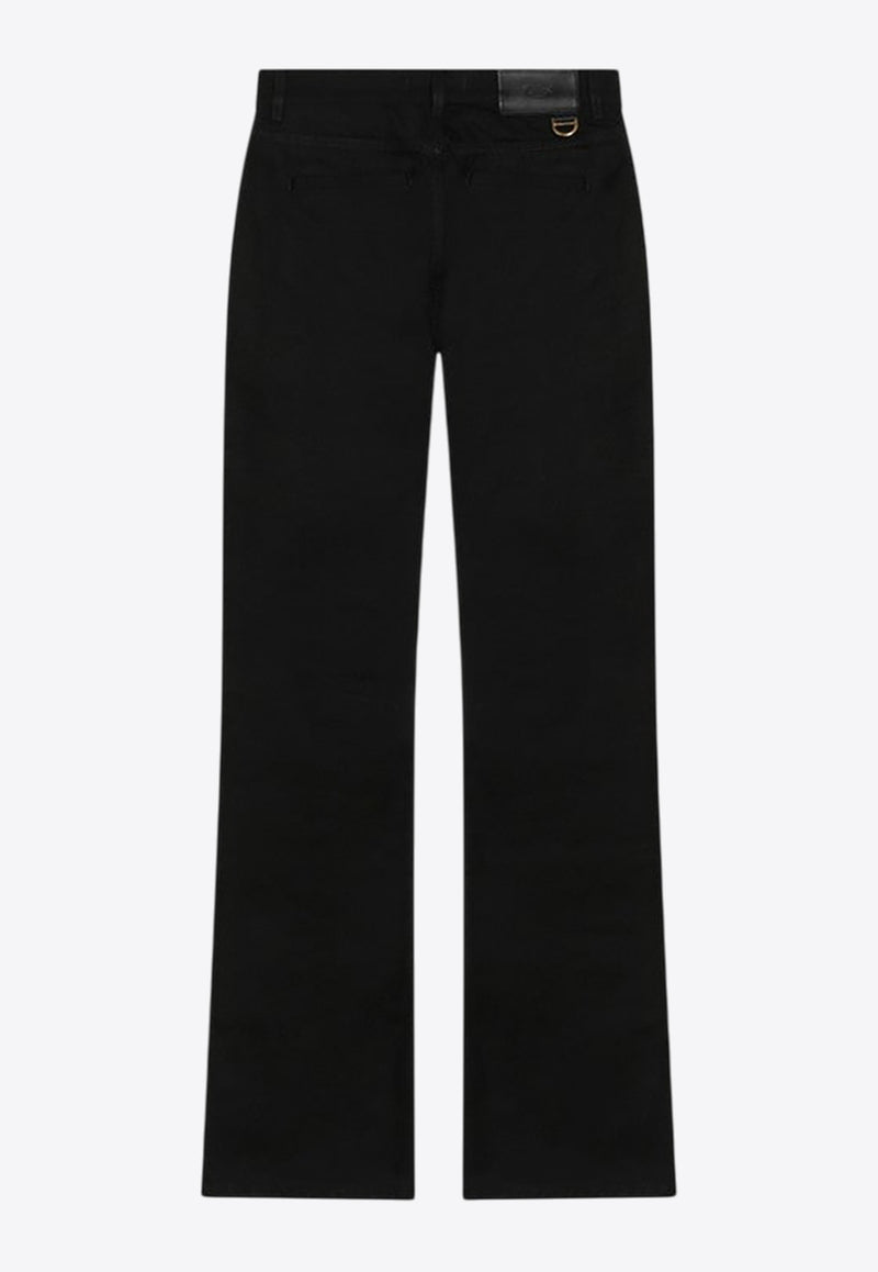 Chloé Slim Jeans with Heart-Lock Charm Black CH25WDP72150/R_CHLOE-001