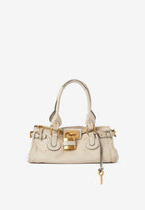 Chloé Paddington Grained Leather Top Handle Bag Cream CH25WS802P75 20S