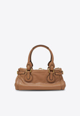 Chloé Paddington Leather Shoulder Bag Brown CH25WS802P75/S_CHLOE-209