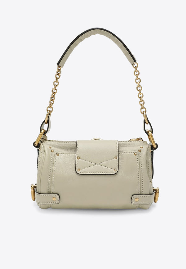Chloé Small Paddington Leather Shoulder Bag Cream CH25WS803P75/R_CHLOE-20S