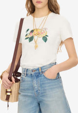 Chloé Lemon Print T-shirt White CH26AJH08981 107
