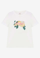 Chloé Lemon Print T-shirt White CH26AJH08981 107