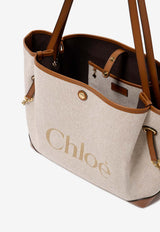 Chloé Clover Canvas Tote Bag Beige CH26AS655S63 26M