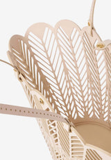 Chloé Soleil Basket Bag in Patent Calfskin Cream CH26AS944S13 27J