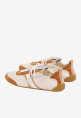 Chloé Kick Leather and Suede Sneakers Multicolor CH26S15RVQ 25X