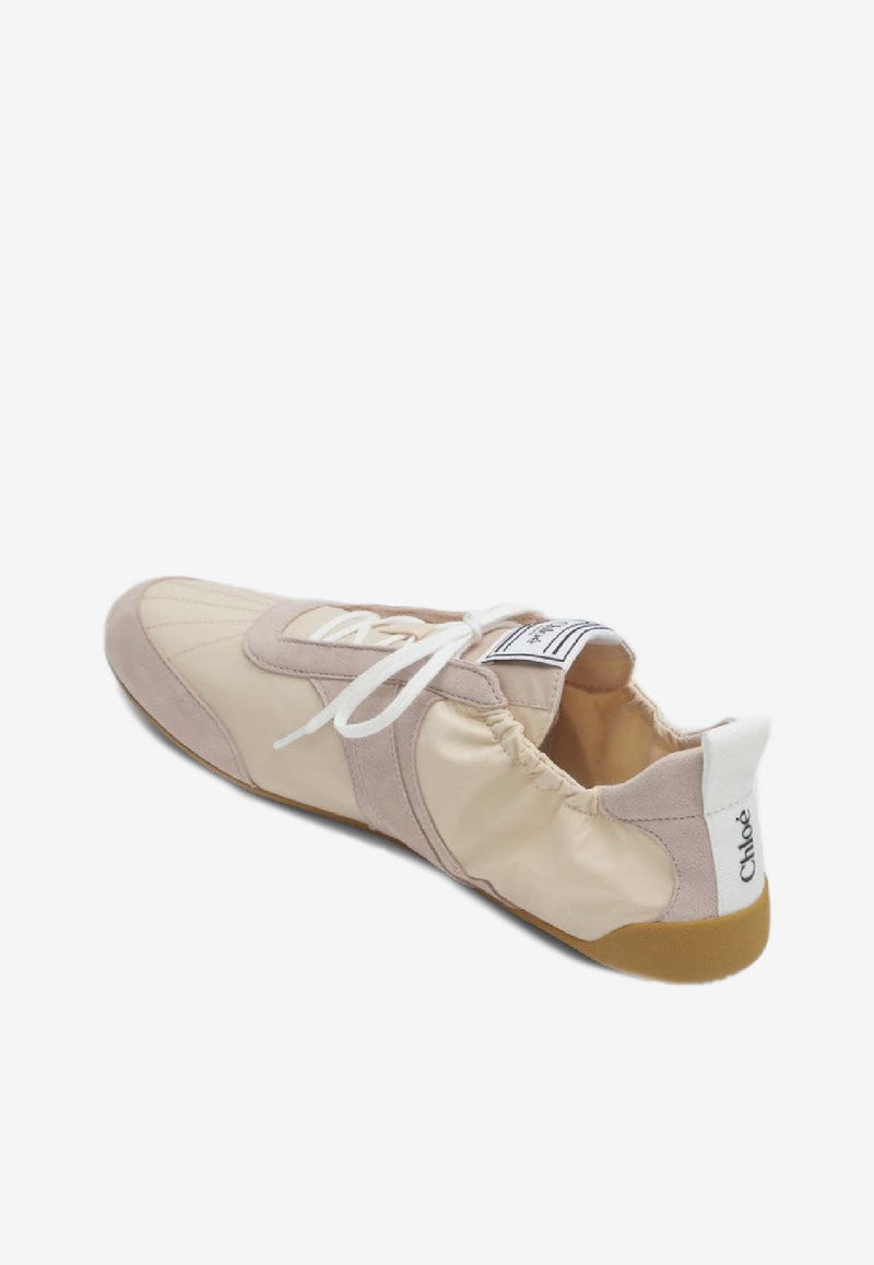Chloé Kick Low-Top Sneakers Beige CH26S15RWR/S_CHLOE-26Y