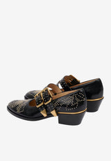 Chloé Susanna 40 Studded Leather Pumps Black CH26S16WWF 001