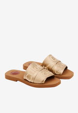 Chloé Woody Ribbon Flat Mules Sand CH26S188VH 291