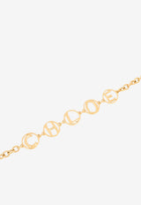 Chloé Logo Script Jewelry Belt Gold CH26SBJ01CB7 9DC