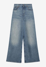 Chloé Wide-Leg Faded Jeans Blue CH26SDP02252/S_CHLOE-40R
