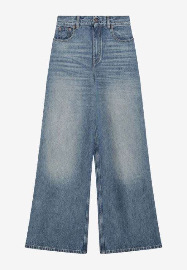 Chloé Wide-Leg Faded Jeans Blue CH26SDP02252/S_CHLOE-40R