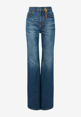 Chloé High-Rise Faded Jeans Indigo CH26SDP04258 4A1