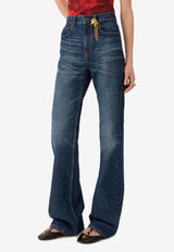 Chloé High-Rise Faded Jeans Indigo CH26SDP04258 4A1
