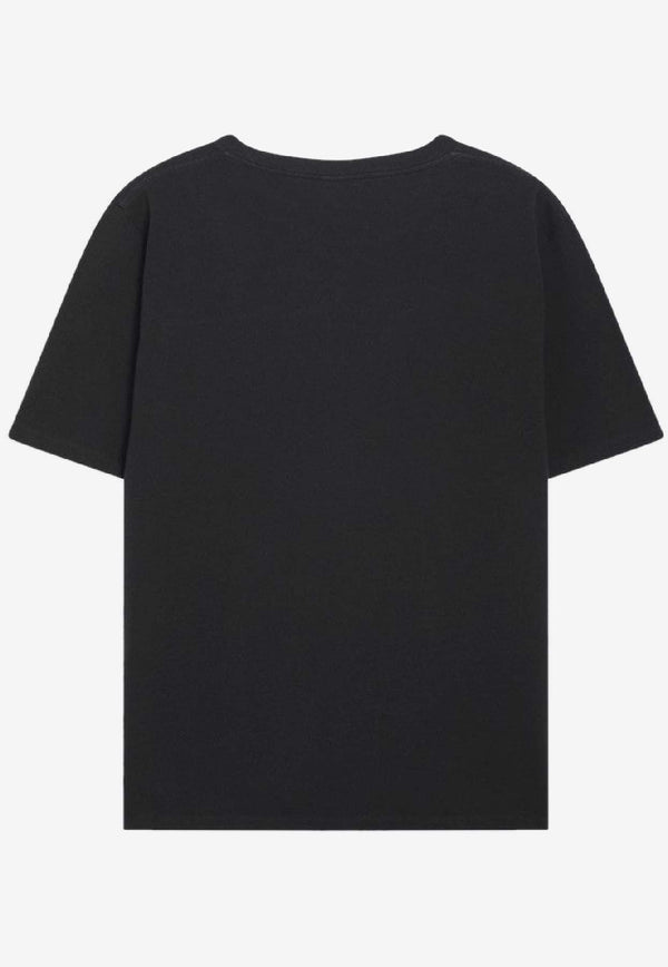 Chloé Flamingo Print T-shirt Black CH26SJH08194/S_CHLOE-070