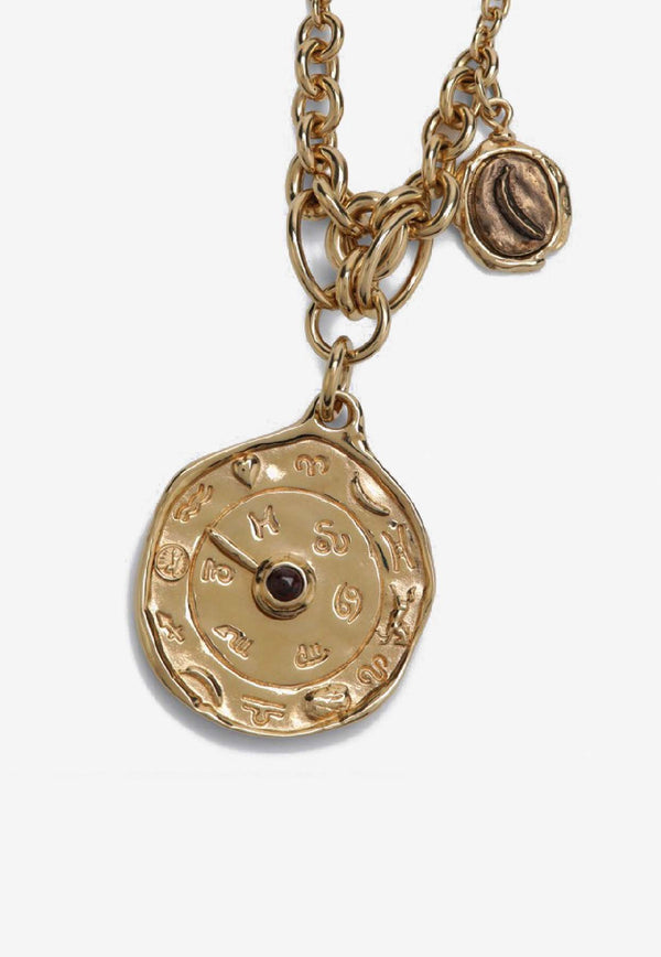 Chloé Zodiac Pendant Necklace Yellow CH26SJN09BBJ/S_CHLOE-9HA