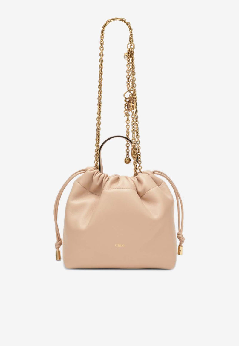 Chloé Mini Chain Leather Shoulder Bag Pink CH26SP126R12/S_CHLOE-6J5