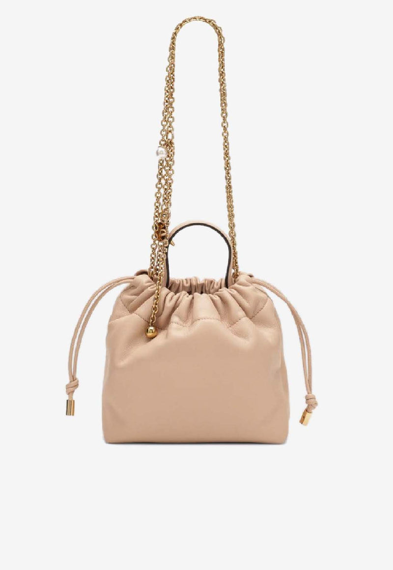 Chloé Mini Chain Leather Shoulder Bag Pink CH26SP126R12/S_CHLOE-6J5
