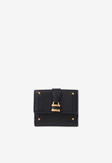 Chloé Mini Paddington Tri-Fold Wallet Black CH26SP914O37 001