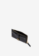Chloé Small Paddington Leather Zip Cardholder Black CH26SP915O37 001