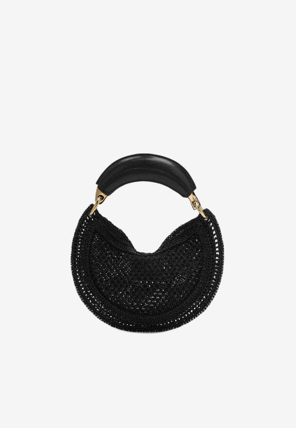 Chloé Mini Summer Banana Hobo Bag Black CH26SP921R34/S_CHLOE-001