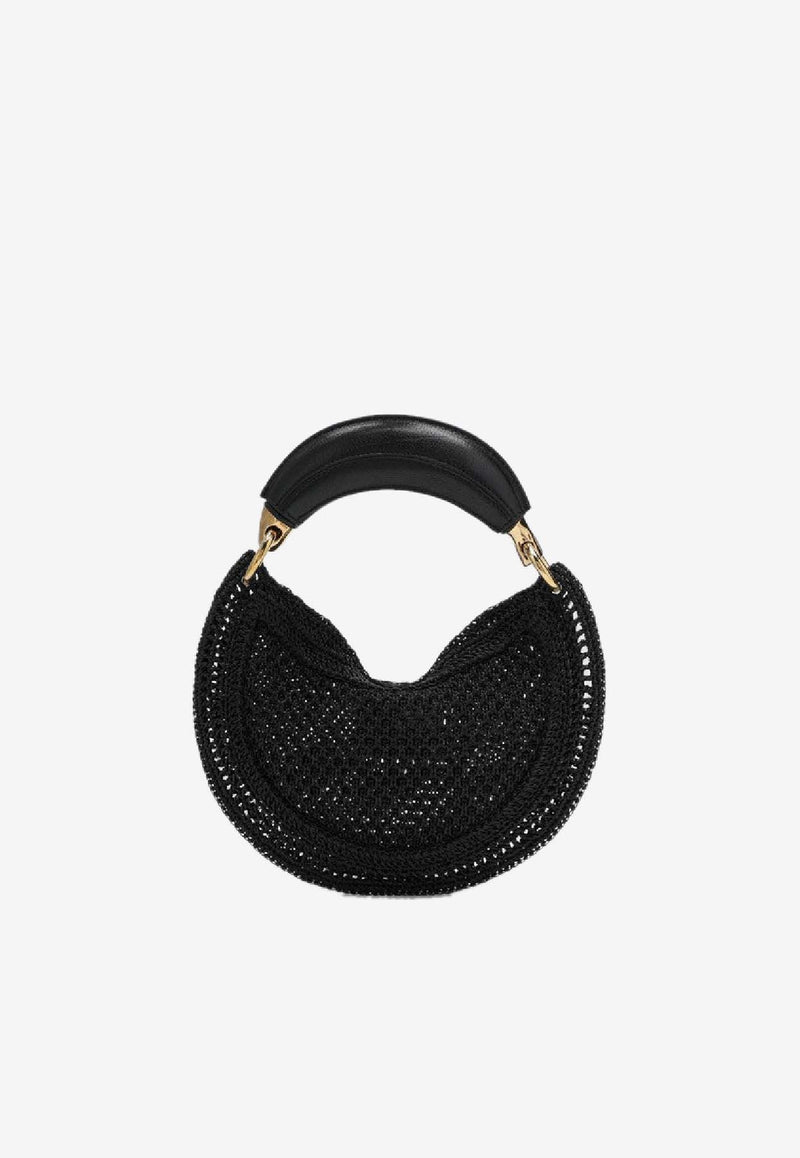 Chloé Mini Summer Banana Hobo Bag Black CH26SP921R34/S_CHLOE-001