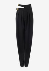 Chloé Wool High-Rise Tailored Pants Black CH26SPA08067 001