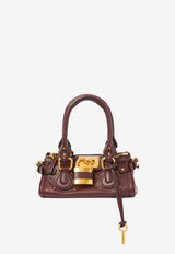 Chloé Small Paddington Bag in Grained Leather Brown CH26SS805P75 27M