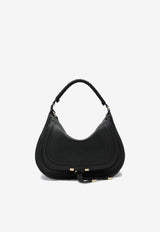 Chloé Small Marcie Leather Shoulder Bag Black CH26SS881R35/S_CHLOE-001