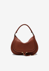 Chloé Small Marcie Leather Shoulder Bag Brown CH26SS881R35/S_CHLOE-26M