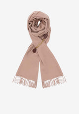 Chloé The Iconic Scarf in Wool Nude CH26STS02WLB 6H3