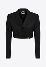 Chloé Spencer Cropped Blazer Black CH26SVE71067/S_CHLOE-001
