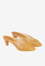 Chloé 55 Knotted Jelly Mules Amber CH26U17ORQ 26O